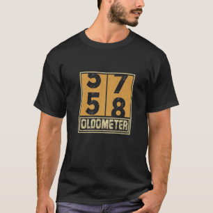 58Th Birthday Gift Vintage Oldometer For 58 Years T-Shirt
