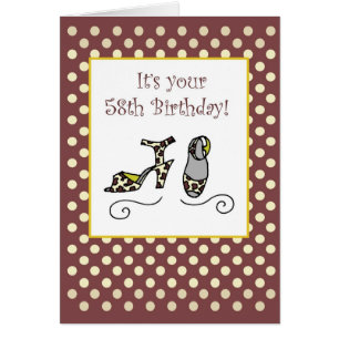 58th Birthday Women's Shoes