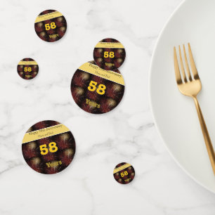 58th Wedding Anniversary   Confetti