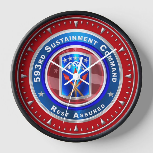 593rd Sustainment Command Clock (Front)