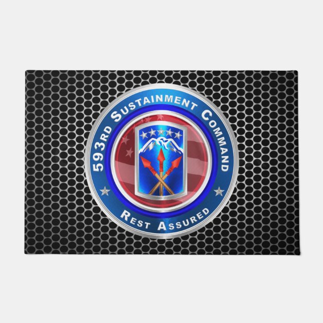 593rd Sustainment Command  Doormat (Front)
