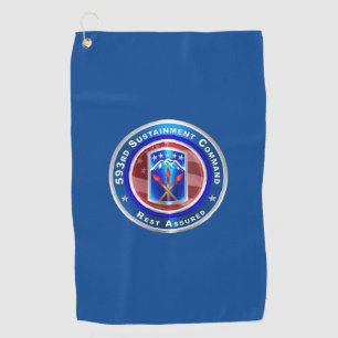 593rd Sustainment Command “Rest Assured” Golf Towel