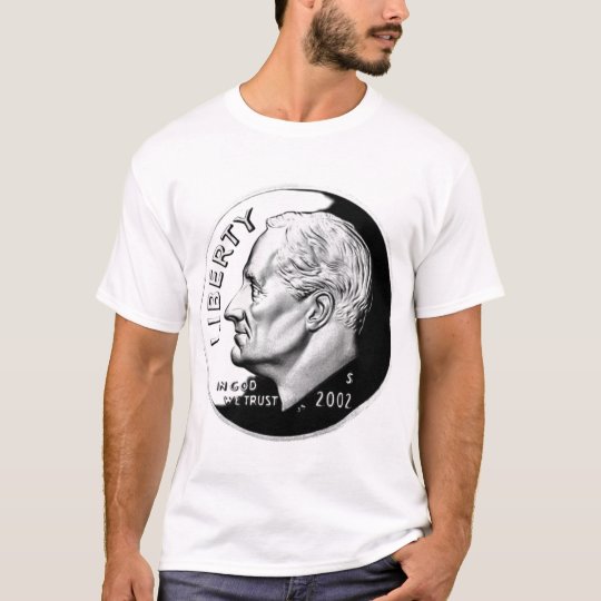 595px-United_States_dime,_obverse,_2002, 604px-... T-Shirt