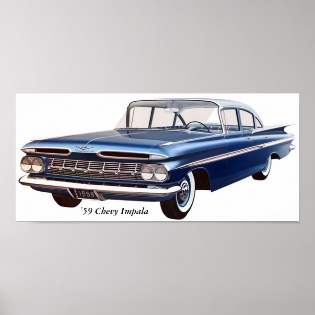 '59 Chevy Impala Poster (Front)
