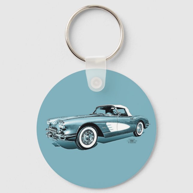 59 Corvette Keychain (Front)