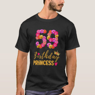 59 Year Old Birthday Princess Flower Its My 59th B T-Shirt