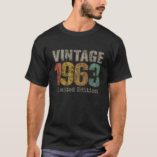 59 Year Old  Vintage 1963  59th Birthday T-Shirt