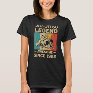 59 Years Old BJJ Jiu Jitsu Legend Awesome Since 19 T-Shirt
