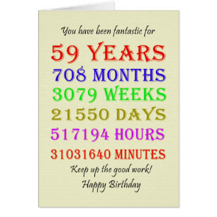 59e anniversaire Jalons