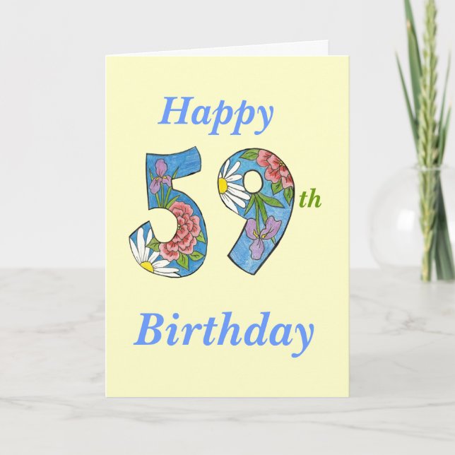 59th Birthday Card (Front)