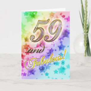 59th birthday for someone Fabulous Card