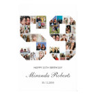 59th Birthday Number 59 Custom Photo Collage