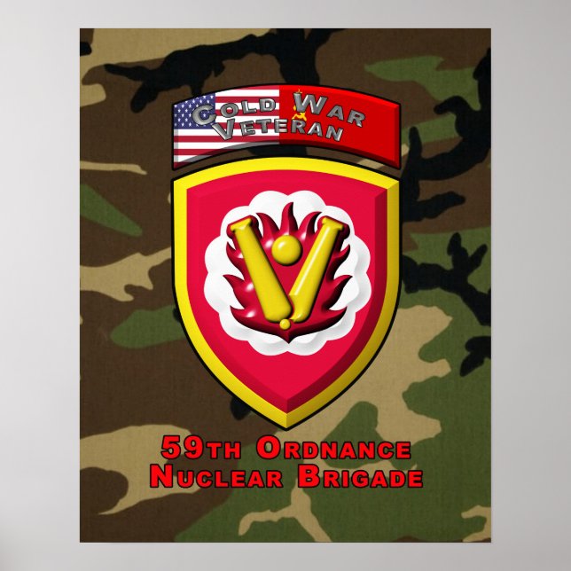 59th Ordnance Brigade “Cold War Nuclear Deterrent” Poster (Front)