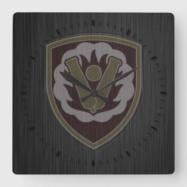 59th Ordnance Brigade patch Square Wall Clock (Front)