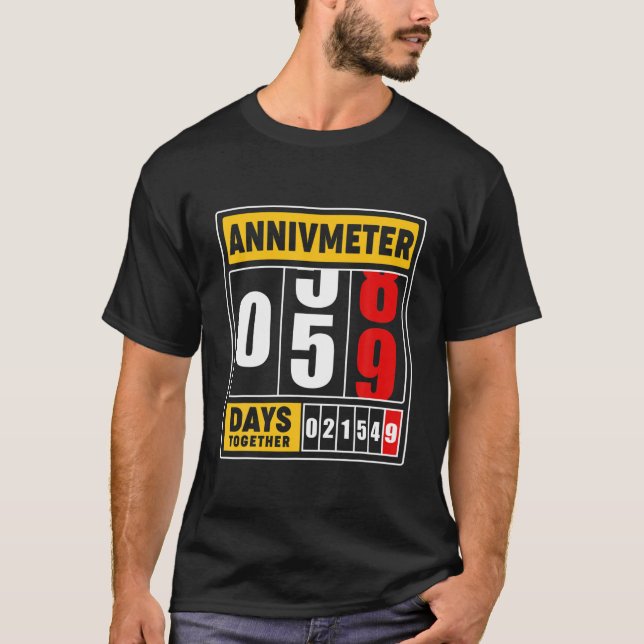 59Th Wedding Anniversary S For Parents Husband Wif T-Shirt (Front)