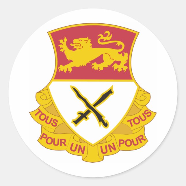 5/15 cav classic round sticker (Front)