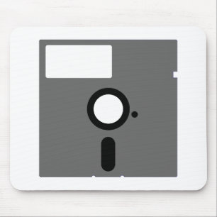 5.25 inch floppy disk - old computer diskette mouse pad