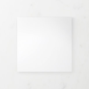 5,25 Po² Lettre triplée verticale Invitation pliée