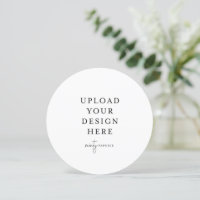 5.25" Round or Square Card