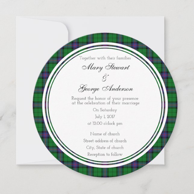 5.25 x 5.25 round invitation (Front)