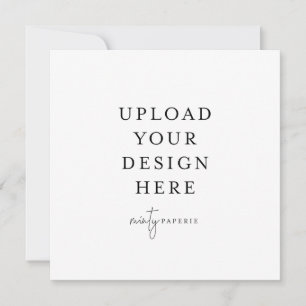 5.25" x 5.25" Square Invitation