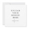 5.25" x 5.25" Square Invitation