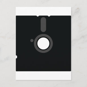 5.5 floppy disc postcard