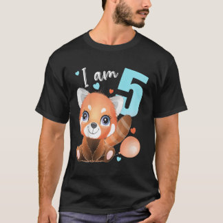 5 5 Red Panda T-Shirt