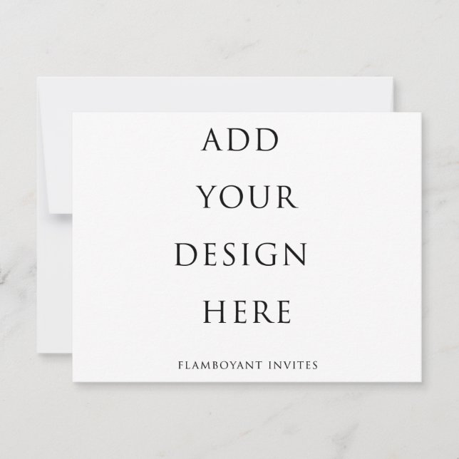 5.5"x4.25" RSVP Card/ Enclosure Card (Front)