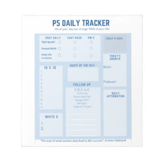 5.5" x 6" Notepad - 40 pages