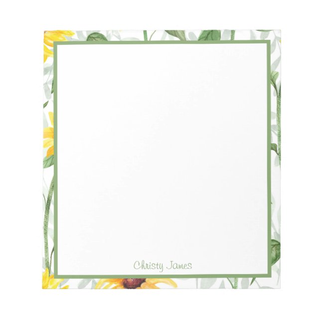 5.5" x 6" Notepad - 40 pages (Front)