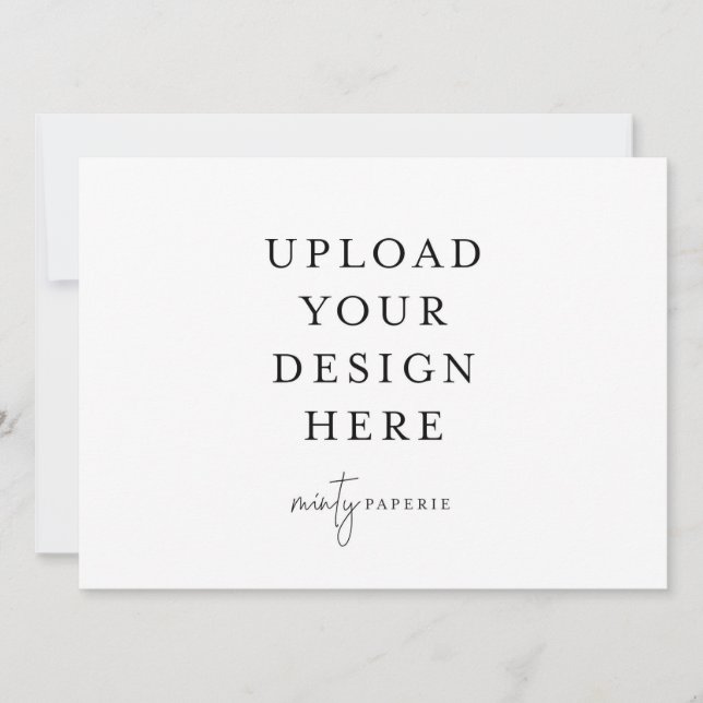 5.5" x 7.5" Invitation - Landscape (Front)