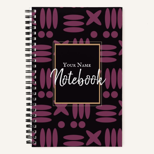 5.5" x 8.5" Customizable Manifestation Notebook (Front)