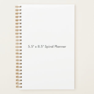 5.5" x 8.5" Spiral Planner