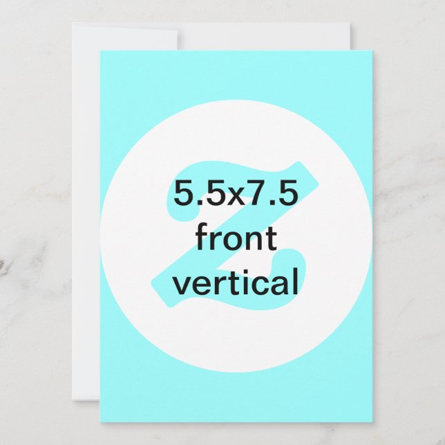 5.5x7.5 vertical and horizontal invite (Front)