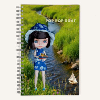 5.5x8.5 Journal: Pop Pop Boat Notebook