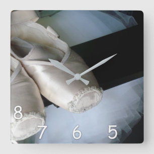 5, 6, 7, 8 - Pointe Chaussures & Tutu Horloge pour