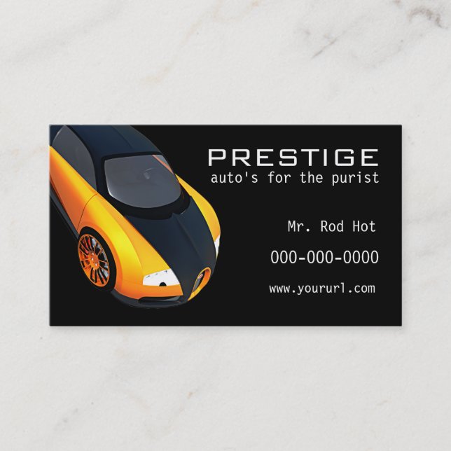 #5 Automotive Industry business card (Front)