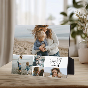 5 Best Stepmom Ever Custom Photo Collage  Plaque