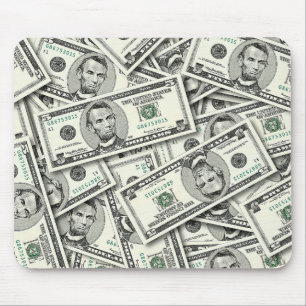 $5 Bill Money Pattern Mouse Pad