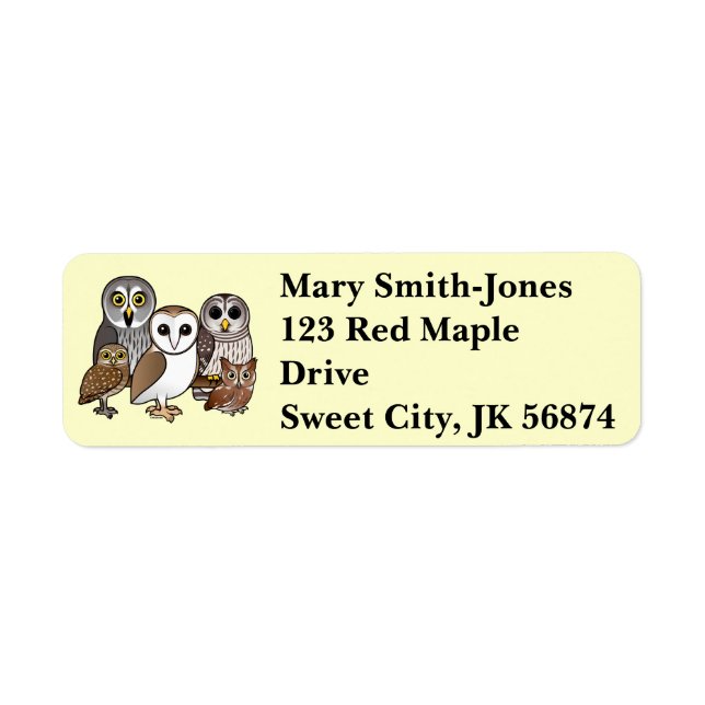 5 Birdorable Owls (Front)