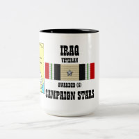 5 CAMPAIGN STARS IRAQ VETERAN