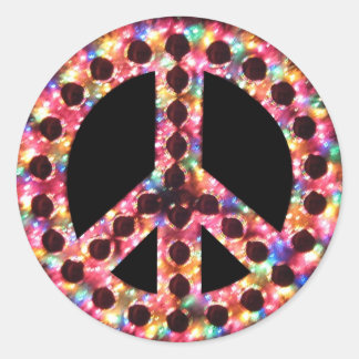 5-colour peace sticker