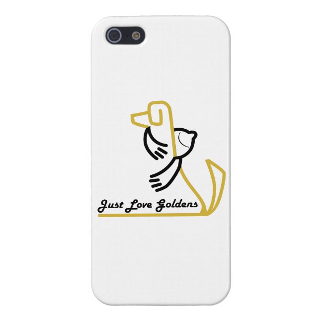 5 Coque iphone du golden retriever 5/5s, intuitif (Dos)