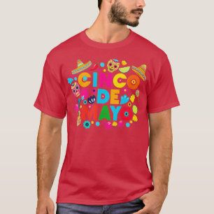 5 De Mayo Cinco De Mayo Sombrero Maraca  T-Shirt