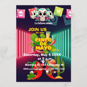 5 de Mayo party Invitation