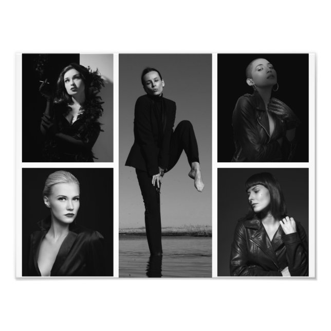 5 Editable Photo Collage Photo Enlargement (Front)