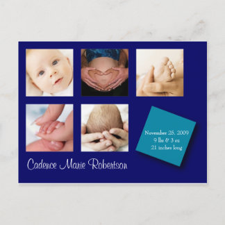 5 Faire-part de naissance photo