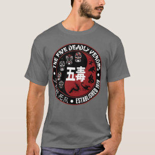 5 Five Deadly Venoms Kung Fu Cult Classic Movie fr T-Shirt