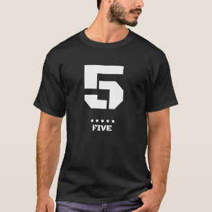 5(Five) NATO Phonetic Number & Morse Code T-Shirt